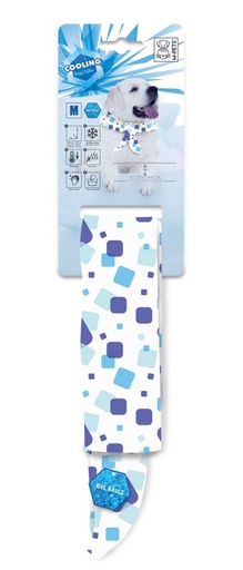 M-pets Cooling Collar Scarf M White