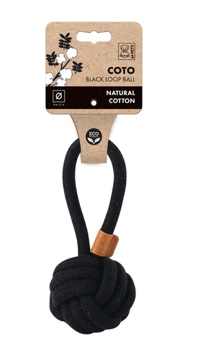 M-pets Coto Black Loop Ball 8cm