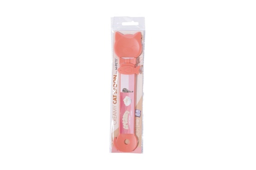 M-pets Creamy Cat Spoon Strawberry Red