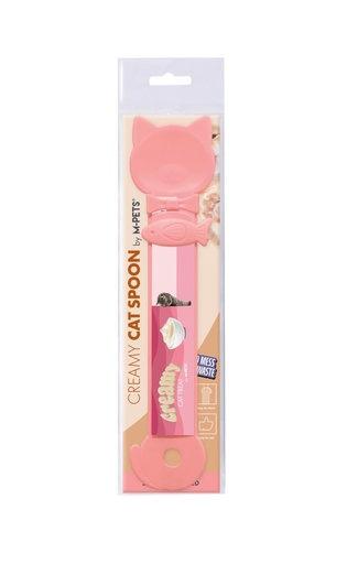 M-pets Creamy Cat Spoon Strawberry Red