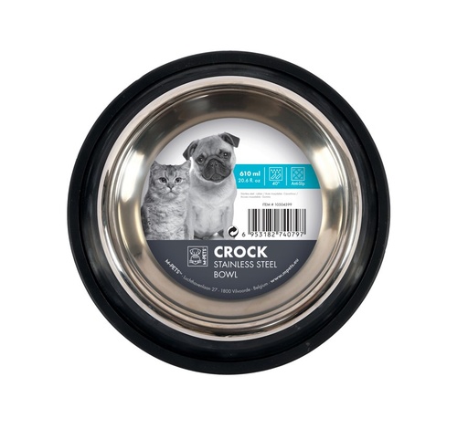 M-pets Crock Stainless Steel Bowl - M