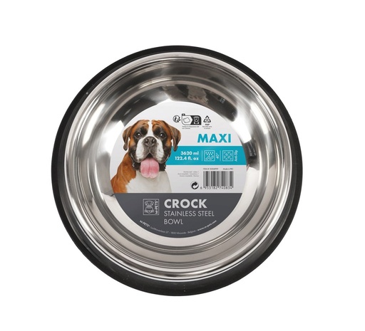 M-pets Crock Stainless Steel Bowl - Maxi