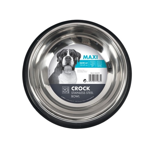M-pets Crock Stainless Steel Bowl - Maxi
