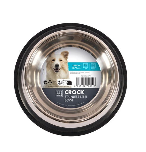 M-pets Crock Stainless Steel Bowl - Xl