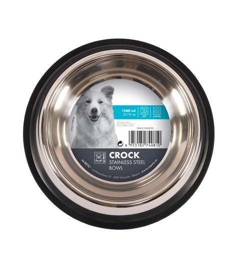 M-pets Crock Stainless Steel Bowl - Xl