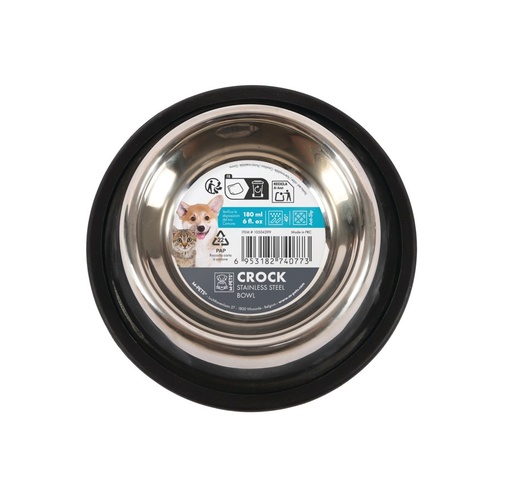M-pets Crock Stainless Steel Bowl - Xs