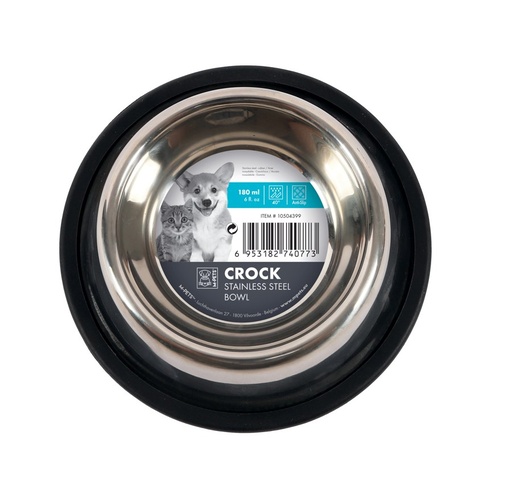 M-pets Crock Stainless Steel Bowl - Xs