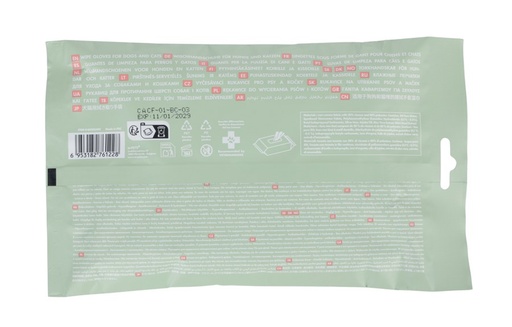 M-pets Daily Double-sided Wipe Gloves - 6 Pcs