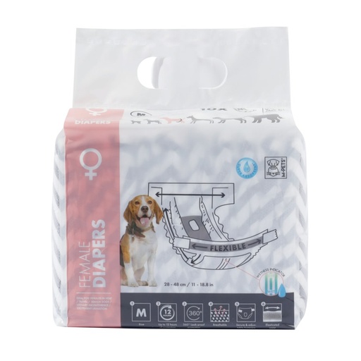 M-pets Diapers - Female Dog - M