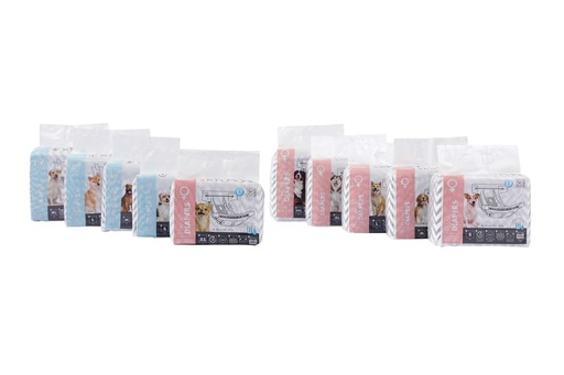 M-pets Diapers - Female Dog - Xs
