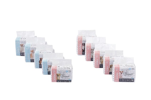 M-pets Diapers - Female Dog - Xs