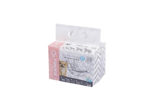 M-pets Diapers - Female Dog - Xs