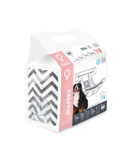 M-pets Diapers - Female Dog - Xxl