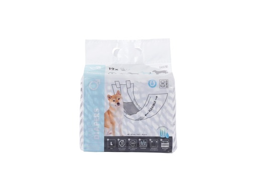 M-pets Diapers - Male Dog - L