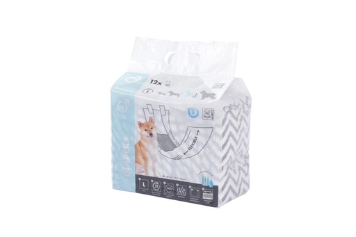 M-pets Diapers - Male Dog - L