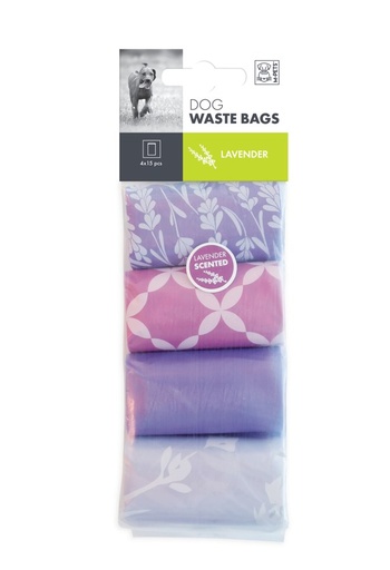 M-pets Dog Waste Bags Lavender