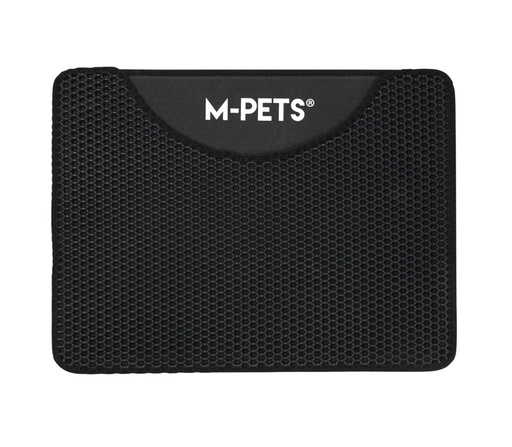 M-pets Duplex Cat Litter Mat - Horizontal Black