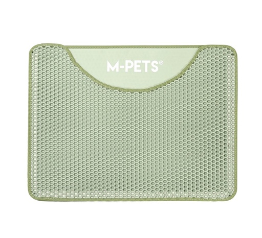 M-pets Duplex Cat Litter Mat - Horizontal Green