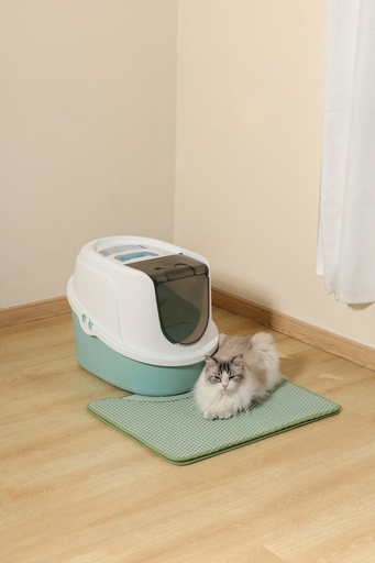 M-pets Duplex Cat Litter Mat - Horizontal Green