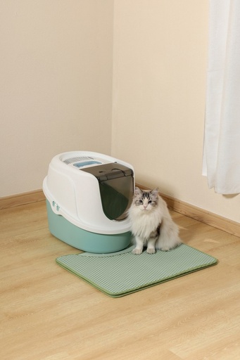 M-pets Duplex Cat Litter Mat - Horizontal Green