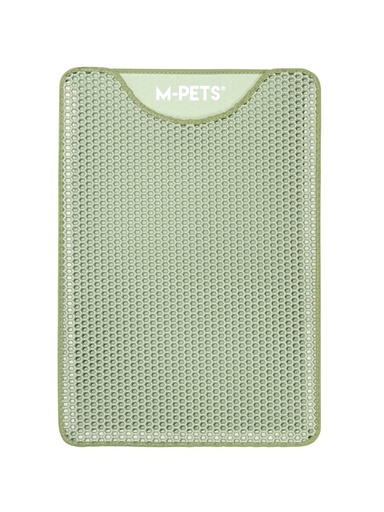 M-pets Duplex Cat Litter Mat - Vertical Green