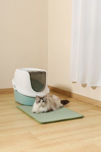 M-pets Duplex Cat Litter Mat - Vertical Green