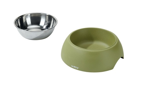 M-pets Eco Bamboo Bowl Olive 350ml