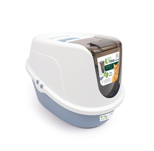 M-pets Eco Tima Cat Litter Box L- Ocean Blue