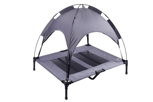 M-pets Elevated Dog Bed With Sun Shade L