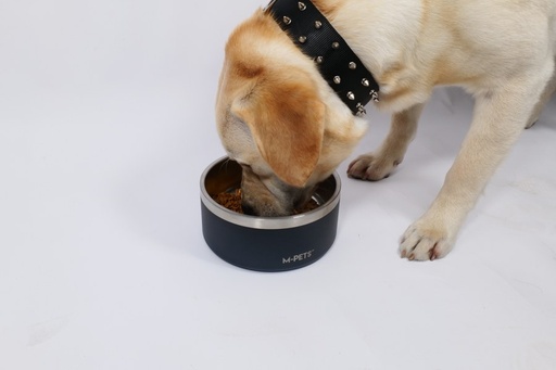 M-pets Eskimo Double Wall Bowl 1.25l - Black