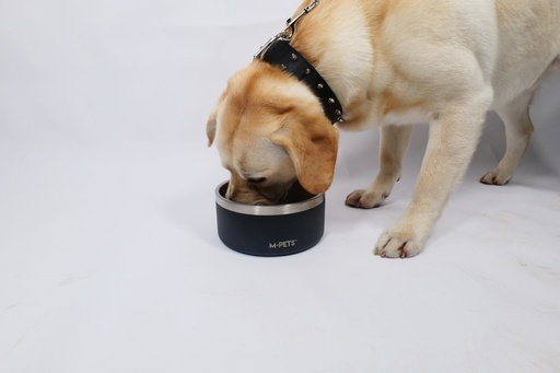 M-pets Eskimo Double Wall Bowl 1.25l - Black