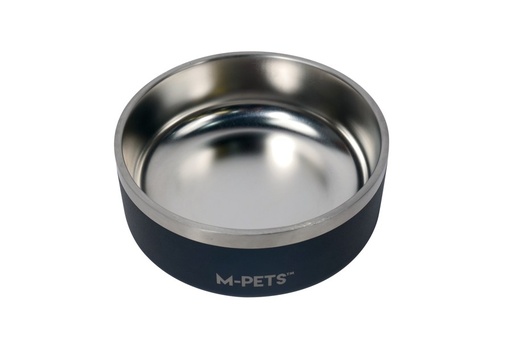 M-pets Eskimo Double Wall Bowl 1.25l - Black