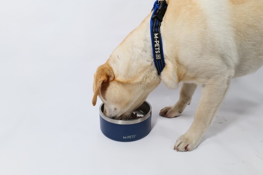 M-pets Eskimo Double Wall Bowl 1.25l - Blue
