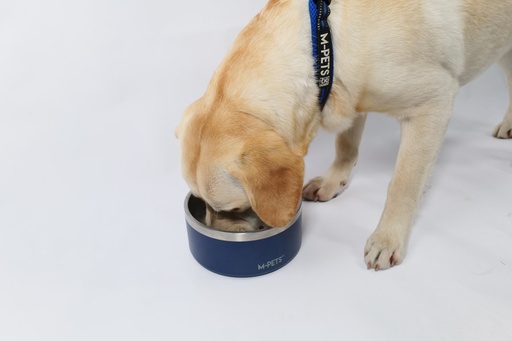 M-pets Eskimo Double Wall Bowl 1.25l - Blue