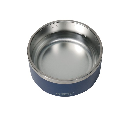 M-pets Eskimo Double Wall Bowl 1.25l - Blue