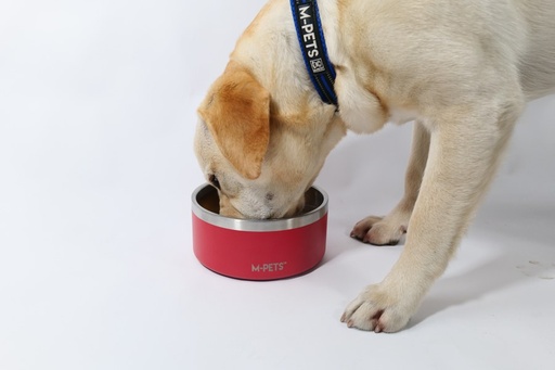 M-pets Eskimo Double Wall Bowl 1.25l - Red
