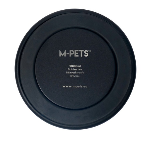 M-pets Eskimo Double Wall Bowl 2l - Black