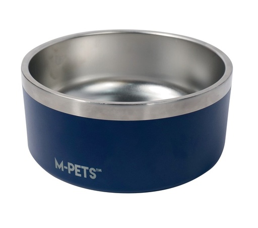 M-pets Eskimo Double Wall Bowl 2l - Blue