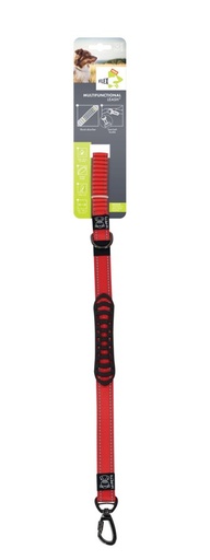 M-pets Flex Pro Multifunctional Dog Leash - Red