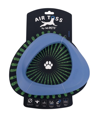 M-pets Air Toss Dog Floating Toy Mobius - Blue