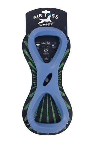 M-pets Air Toss Dog Floating Toy Twist - Blue