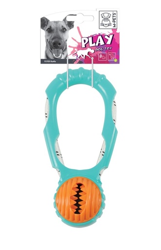 M-pets Flyer Rattle Outdoor Dog Toy - Rattle