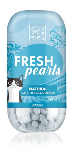 M-pets Fresh Pearls Natural Cat Litter Deodoriser - Ocean 450ml