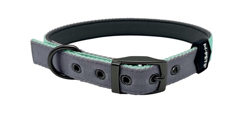 M-pets Gentle Dog Padded Collar M Green