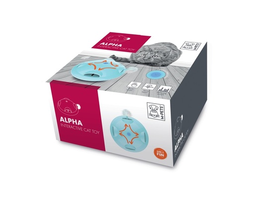 M-pets Alpha Interactive Cat Toy - Blue