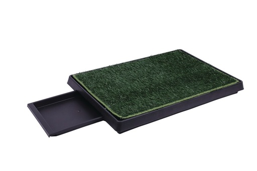 M-pets Grass Mat Training Pad With Tray With Extra Refill Xl 50 X 76cm
