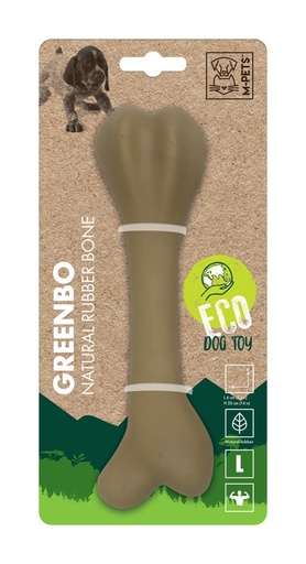 M-pets Greenbo Natural Rubber Bones - L