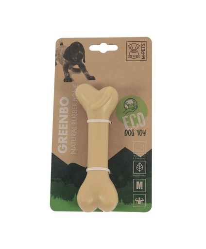 M-pets Greenbo Natural Rubber Bones - M