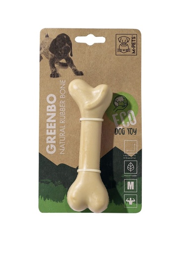 M-pets Greenbo Natural Rubber Bones - M