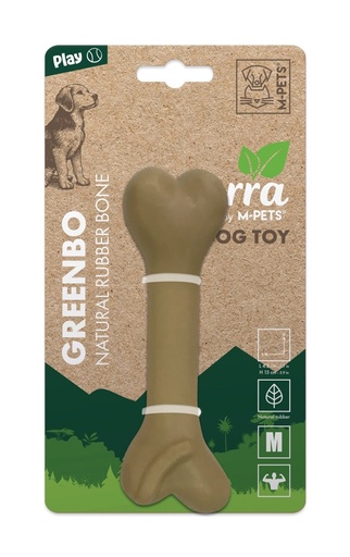 M-pets Greenbo Natural Rubber Bones - M